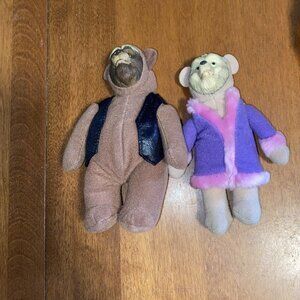 Vintage Retro Disney The Country Bears McDonalds Happy Meal Toy Set 2002